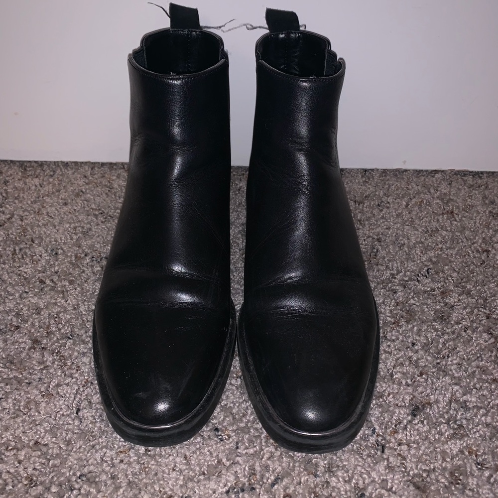 Used Zara black booties